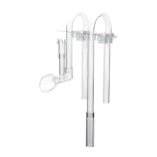 Gralara Aquarium Lilienrohr Filterzubehör für Wasseroberfläche, 12mm Klar von Gralara