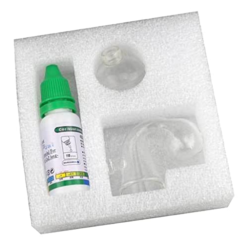 Gralara Glass Drop Checker CO2 Überwachungstester für Aquarienbecken mit 15 Ml Flüssigkeit von Gralara