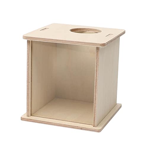 Gralara Hamster Hamster Sandbad Box Käfig Duschraum für Zwerghamster, 16 cm x 13 cm x 14 cm von Gralara