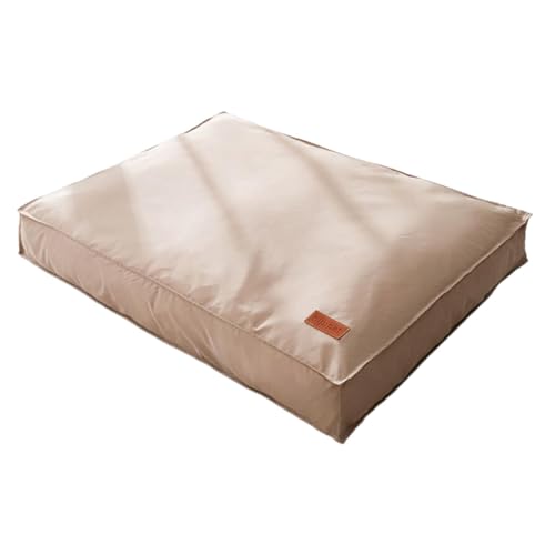 Gralara Hundebettmatte, Haustierzwingerbett, Schlafdecke, rutschfeste Haustier-Schlafmatte, Thermomatte für Fußböden, Wintersofas, Stühle, Innenbereich, khaki von Gralara