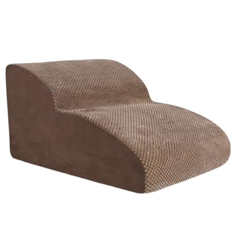 Gralara Hundetreppe, 2-stufig, Sofa-/Bett-Zugang, Haustier-Klettertreppe für Sofa, Hochbett, Innenbereich, Kamel von Gralara