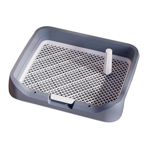 Gralara Trainingstoilette Mesh Töpfchen Tablett Mesh Grids Hundetoilette Hundetrainingstoilette Hundetöpfchen Pad, grau von Gralara