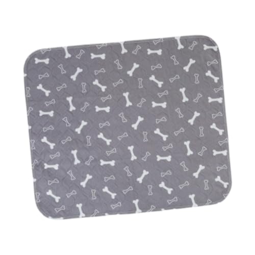 Gralara Waschbares Pee Pad für Hunde Hundematte Welpenunterlage Töpfchenmatte für Laufstalltraining Welpen, Grau, M von Gralara