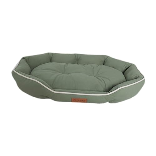 Gralara Weiches Hundebett, Hundebettmatte, Hundehüttenbett, Hundekistenbett, Bequeme Haustiermatte, Haustiermatratze für große Hunde, Kätzchen, Indoor-Welpen, Grün von Gralara