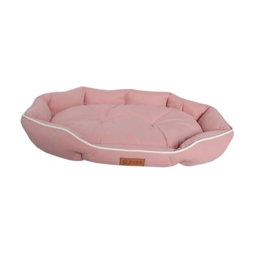 Gralara Weiches Hundebett, Hundebettmatte, Hundehüttenbett, Hundekistenbett, bequeme Haustiermatte, Haustiermatratze für große Hunde, Kätzchen, Indoor-Welpen, ROSA von Gralara