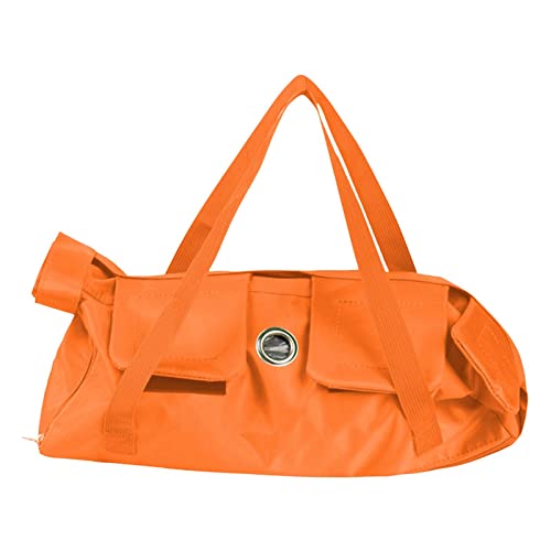 Katzenpflegetasche Verstellbare Rückhaltetasche Kein Kratzen Zum Nagelschneiden Mündliche Untersuchung, Orange 37cmx24cm S von Gralara