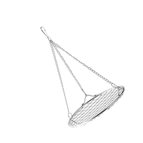Stabile Metallkette Hängematte, für Kleintiere, Edelstahl, für Vögel und Hamster, Kratzplattform, Vogelkäfig-Hängematte Stabile Metallkette Hängematte, für Kleintiere, Edelstahl, für Vögel und Hamster, Kratzplattform, Vogelkäfig-Hängematte von Gramigg