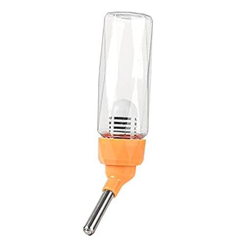 Tropffreie Wasserflasche für Frettchen, Hamster, Meerschweinchen, Eichhörnchen, einfach zu fixieren, für Käfig, 80 ml/125 ml, Hamster-Wasserspender, Käfigflasche, kein Tropfen, mit Filterflaschen Tropffreie Wasserflasche für Frettchen, Hamster, Meerschweinchen, Eichhörnchen, einfach zu fixieren, für Käfig, 80 ml/125 ml, Hamster-Wasserspender, Käfigflasche, kein Tropfen, mit Filterflaschen von Gramigg