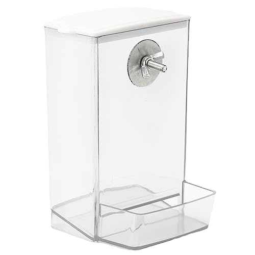 Vogelfutterbox, staubdicht, spritzwassergeschützt, für Papageien, Futterspender, Vogelkäfig, Schraub-Futterstation, transparenter Futterbehälter, Haustierbedarf Vogelfutterbox, staubdicht, spritzwassergeschützt, für Papageien, Futterspender, Vogelkäfig, Schraub-Futterstation, transparenter Futterbehälter, Haustierbedarf von Gramigg