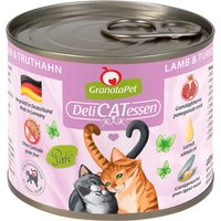 GranataPet DeliCatessen 6 x 200 g - Lamm & Truthahn von Granatapet