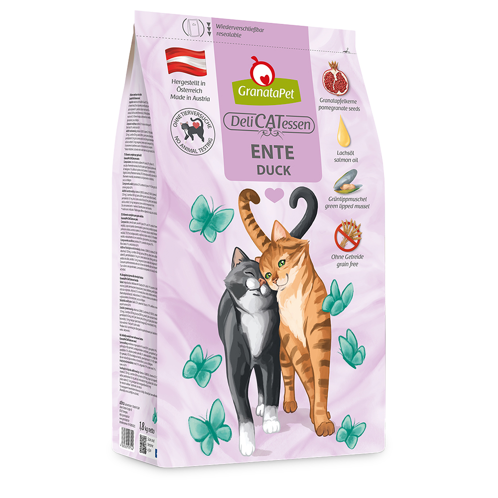 GranataPet DeliCatessen Adult Ente - Sparpaket: 2 x 1,8 kg von Granatapet