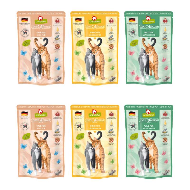 GranataPet DeliCatessen Multipack 2 PUR 6x85g von Granatapet