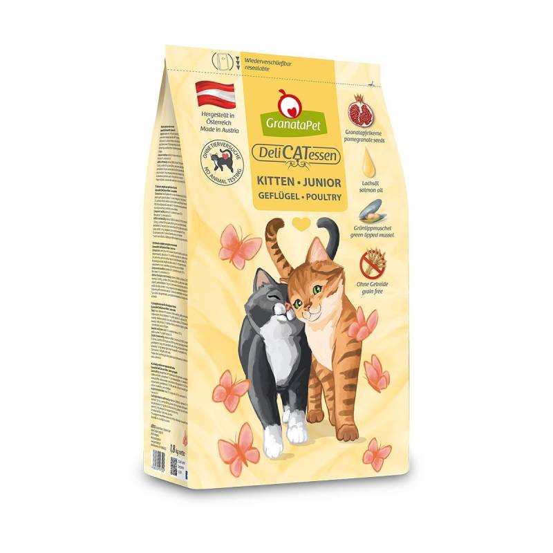 GranataPet DeliCatessen Trockenfutter Kitten Geflügel 1,8 kg von Granatapet