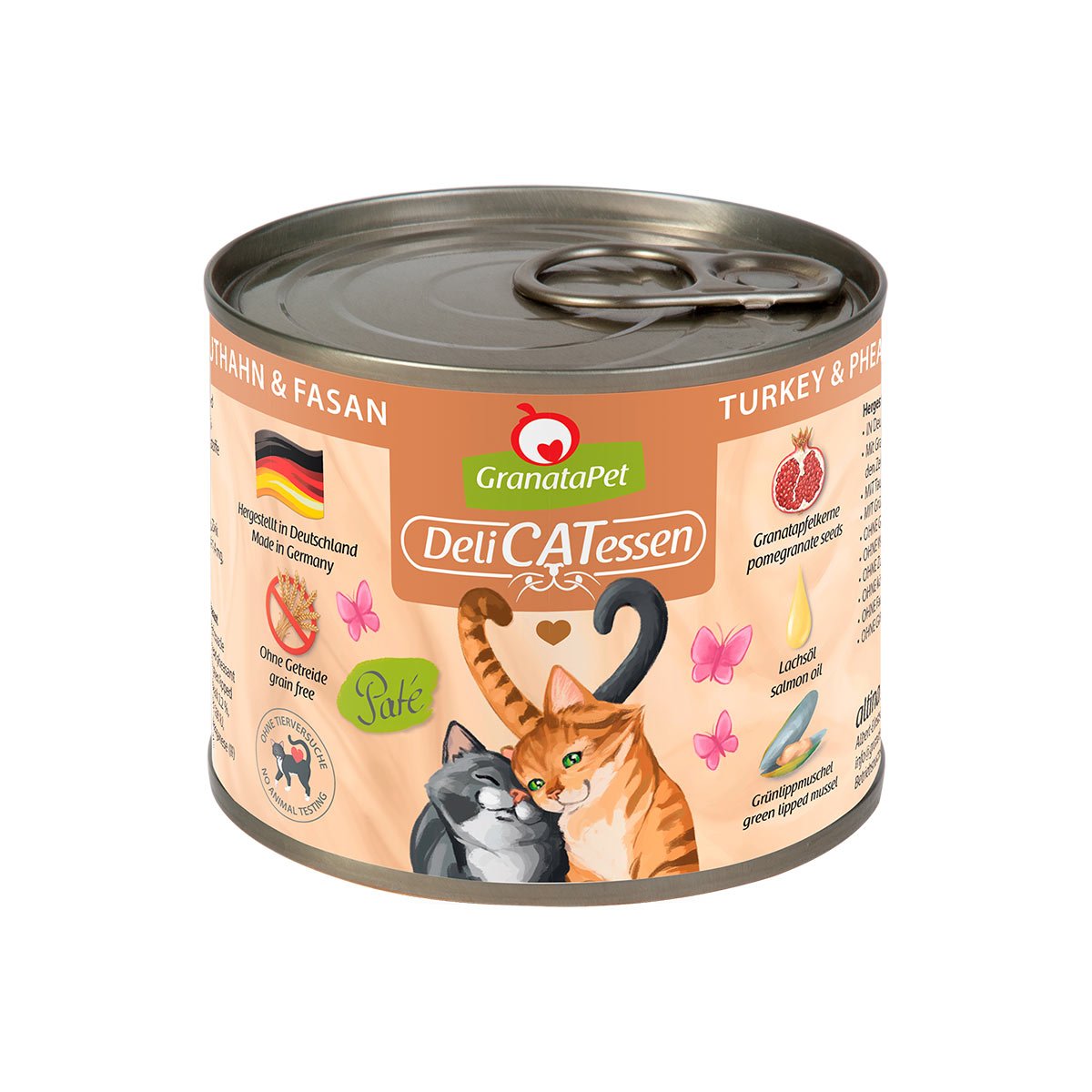 GranataPet Katze - Delicatessen Dose Truthahn & Fasan 6x200g von Granatapet