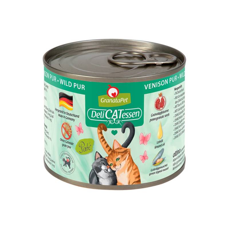 GranataPet Katze - Delicatessen Dose Wild PUR 6x200g von Granatapet