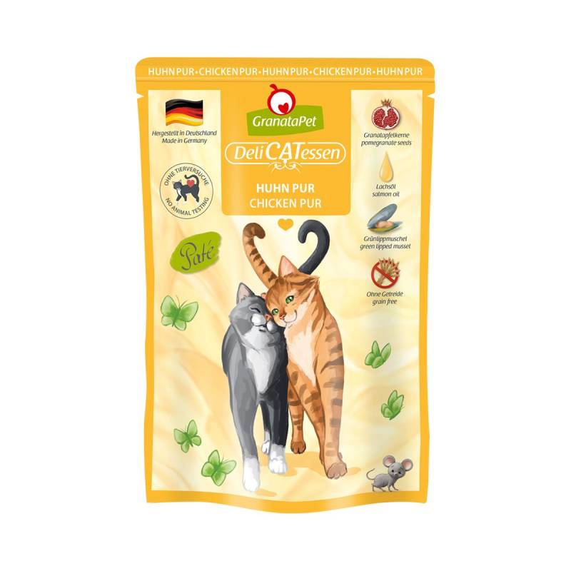 GranataPet Katze - Delicatessen Pouch Huhn PUR 6x85g von Granatapet