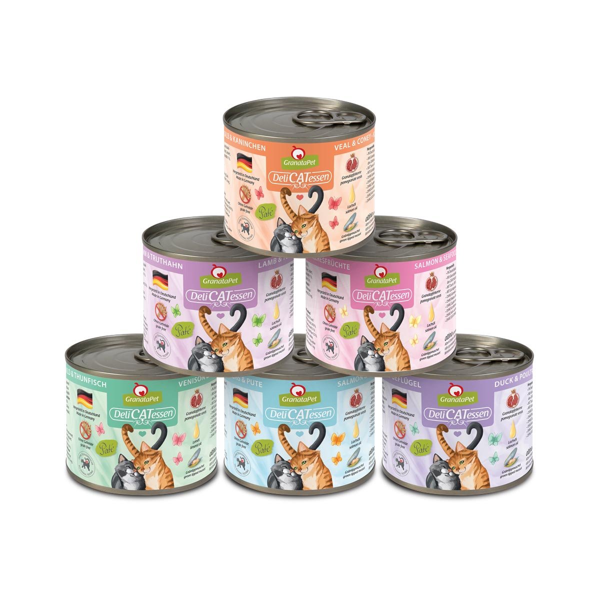 GranataPet Katze - Multipack 1 DeliCatessen 12x200g von Granatapet