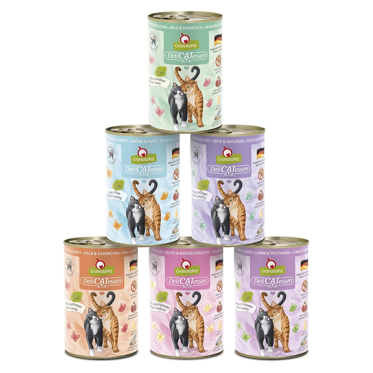 GranataPet Katze - Multipack 1 DeliCatessen 6x400g von Granatapet