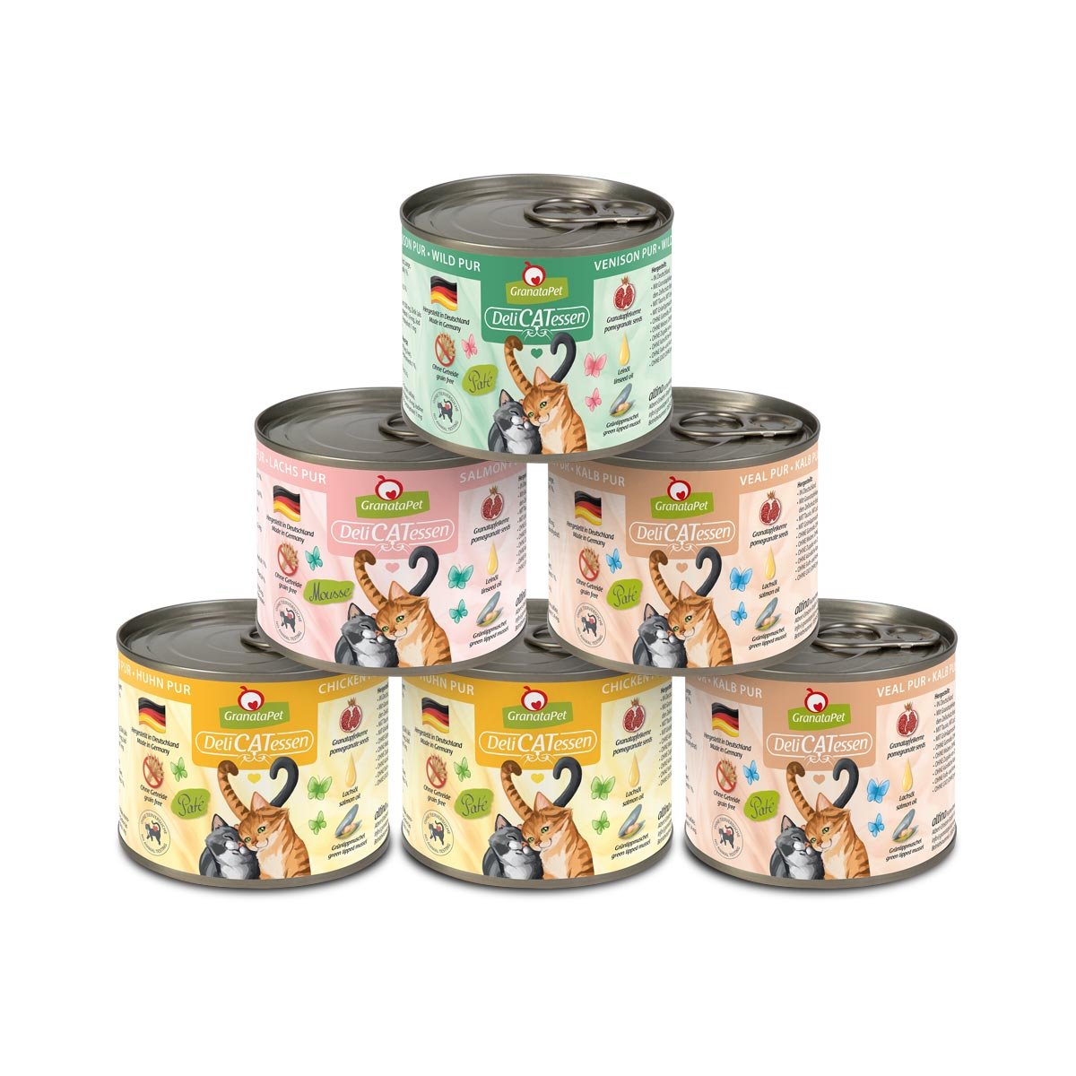 GranataPet Katze - Multipack 2 DeliCatessen Pur 12x200g von Granatapet