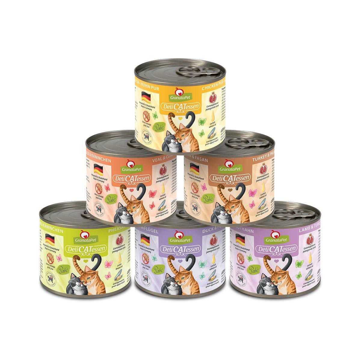 GranataPet Katze - Multipack 3 DeliCatessen ohne Fisch 12x200g von Granatapet