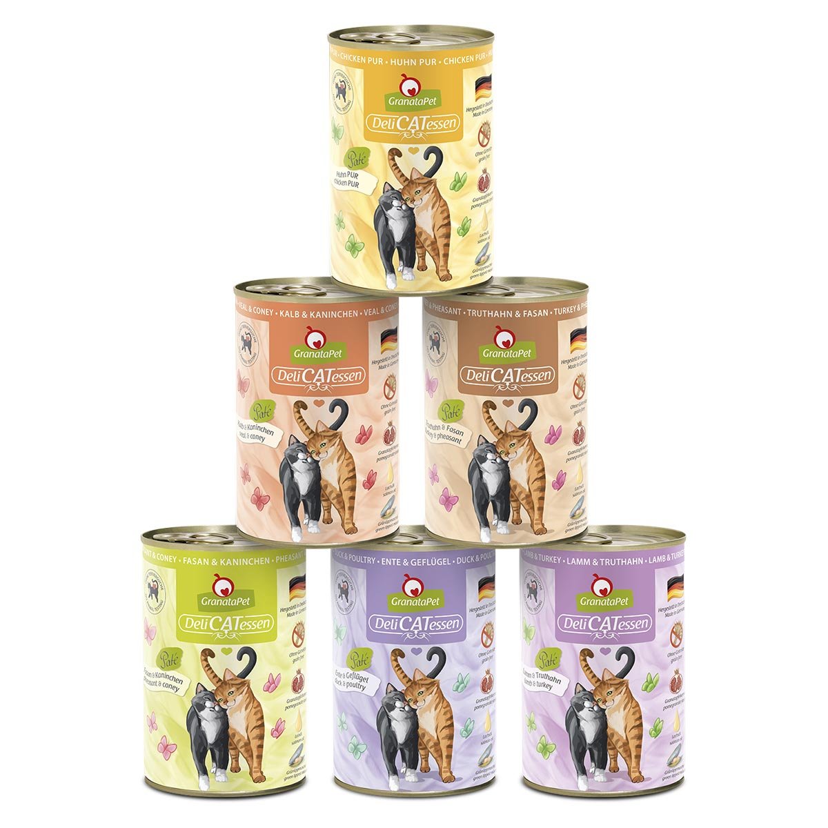 GranataPet Katze - Multipack 3 DeliCatessen ohne Fisch 6x400g von Granatapet