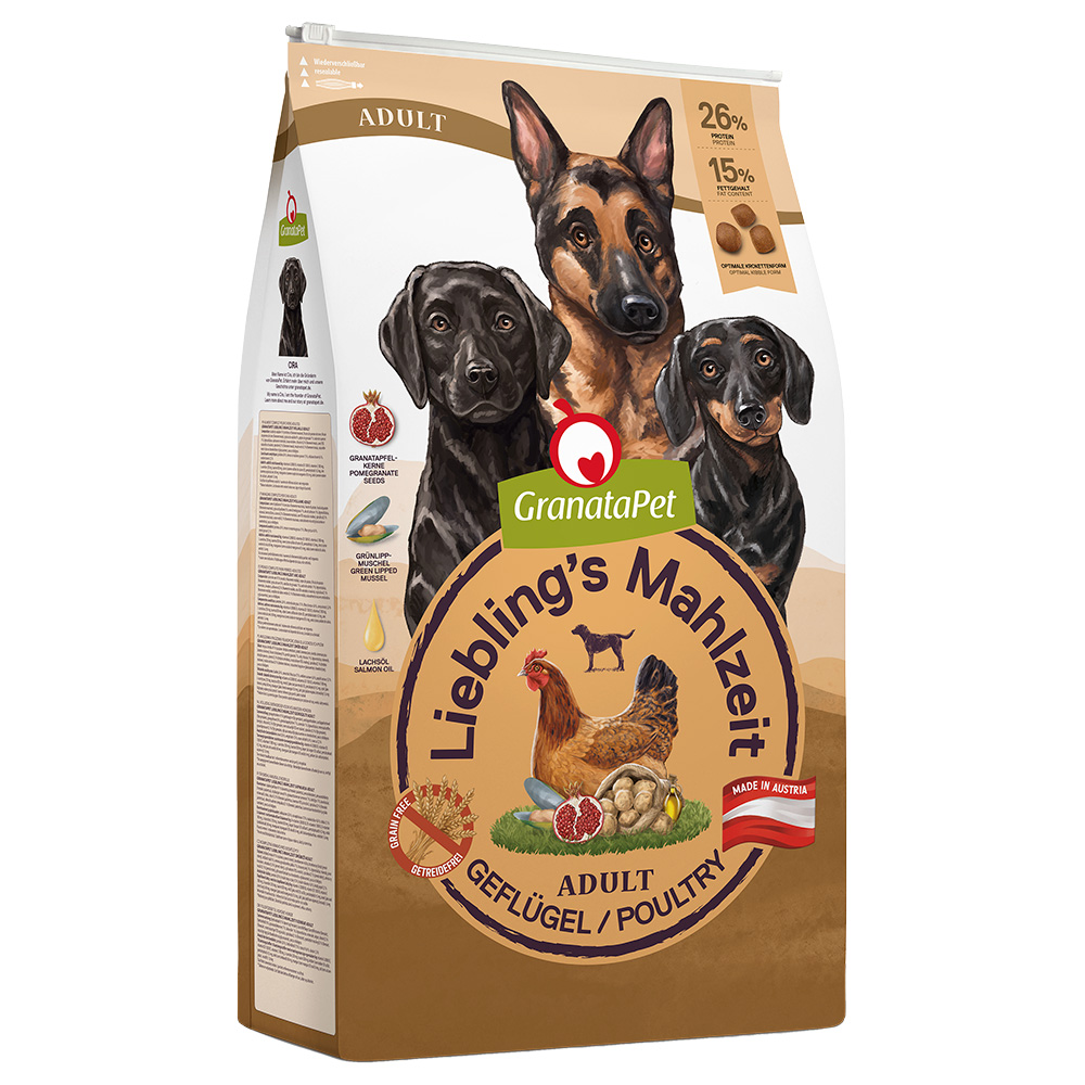 GranataPet Liebling's Mahlzeit Adult Geflügel - Sparpaket: 2 x 10 kg von Granatapet