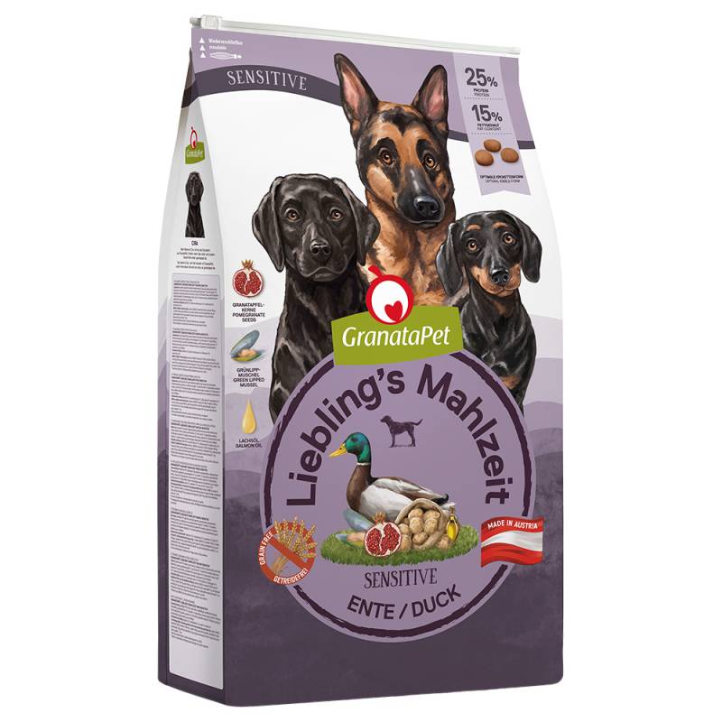 GranataPet Liebling's Mahlzeit Adult Sensitive Ente - 10 kg von Granatapet