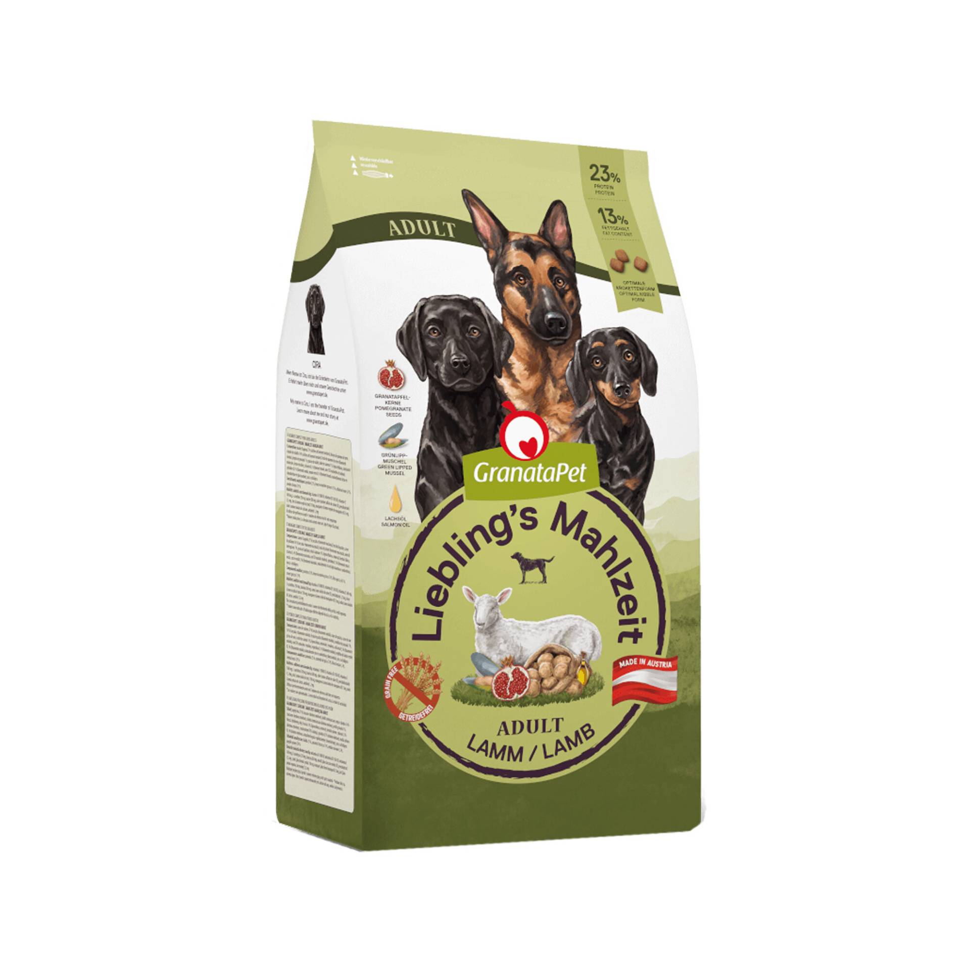 GranataPet Liebling's Mahlzeit Hundefutter - Lamm -1,8 kg von Granatapet