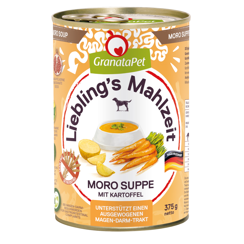 GranataPet Liebling's Mahlzeit Moro-Suppe 6 x 375 g - 6 x 375 g GranataPet Liebling's Mahlzeit Moro-Suppe 6 x 375 g - 6 x 375 g von Granatapet