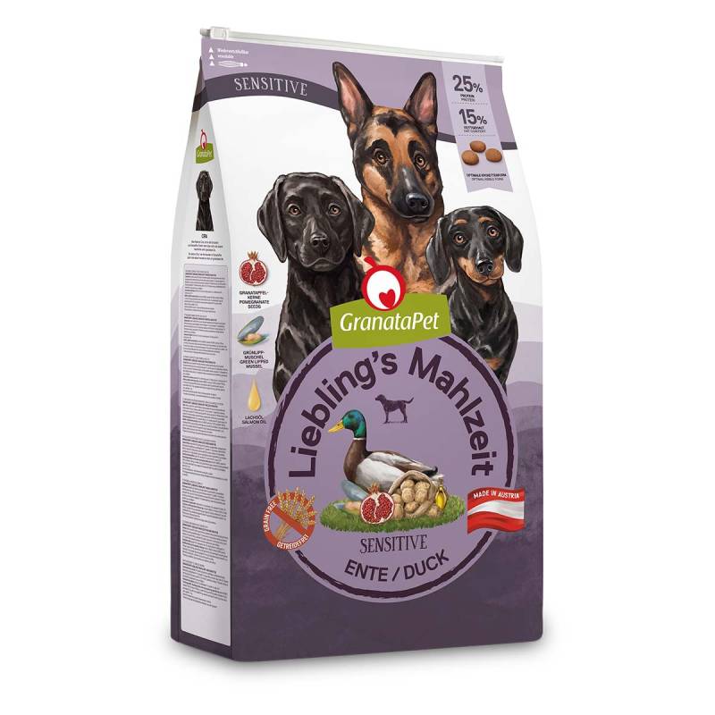 GranataPet Liebling's Mahlzeit Sensitive Ente 10kg von Granatapet