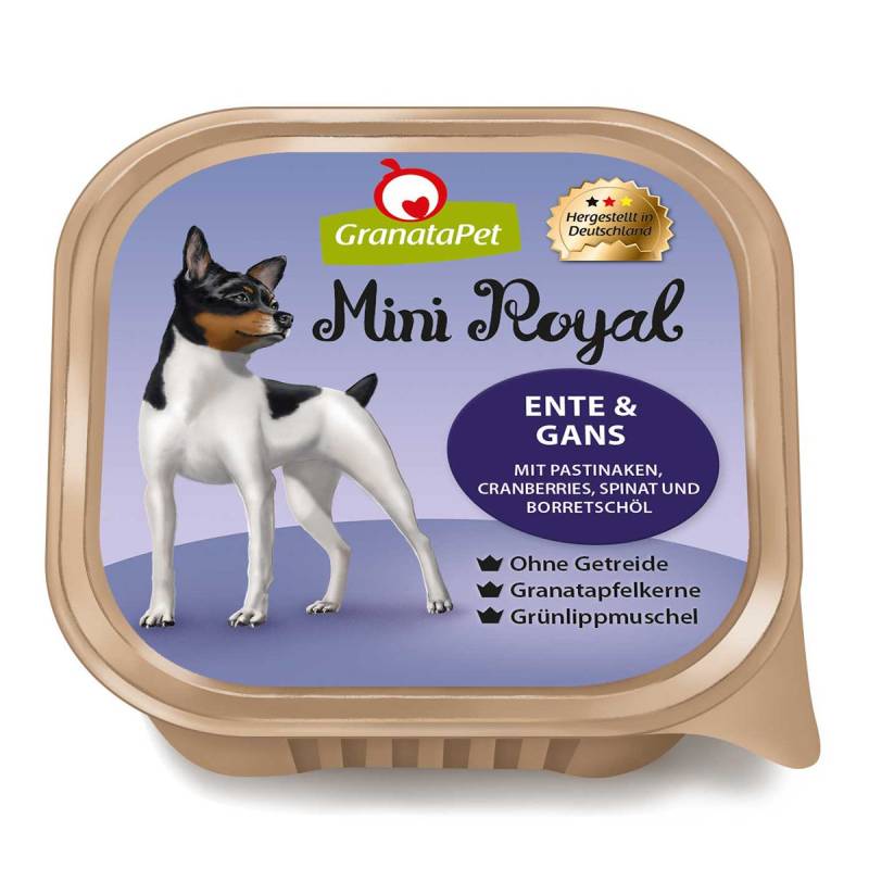 GranataPet Mini Royal Ente und Gans 11x150g von Granatapet