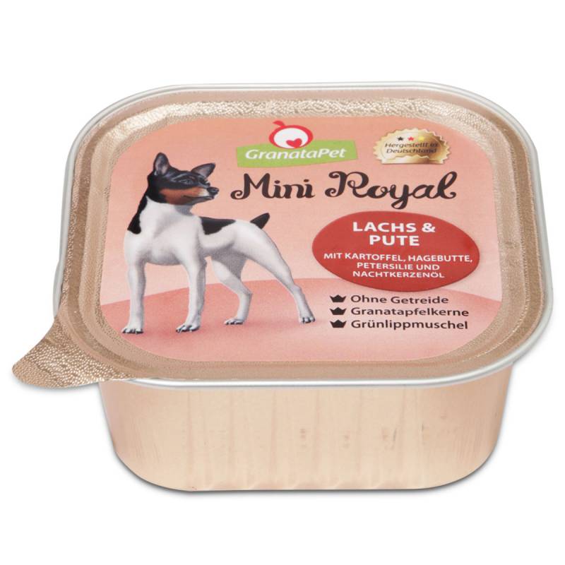 GranataPet Mini Royal Lachs und Pute 11x150g von Granatapet