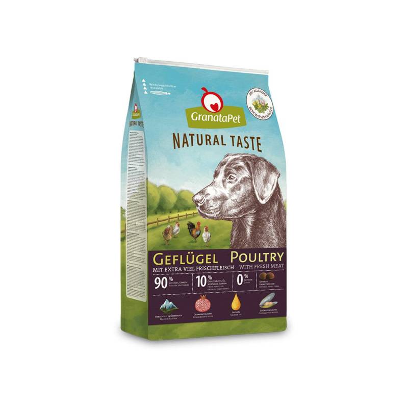 GranataPet Natural Taste Adult Geflügel 12kg von Granatapet