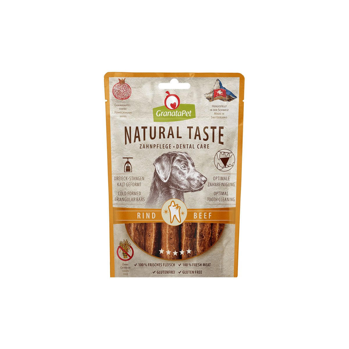 GranataPet Natural Taste Dental Care Rind 70g von Granatapet