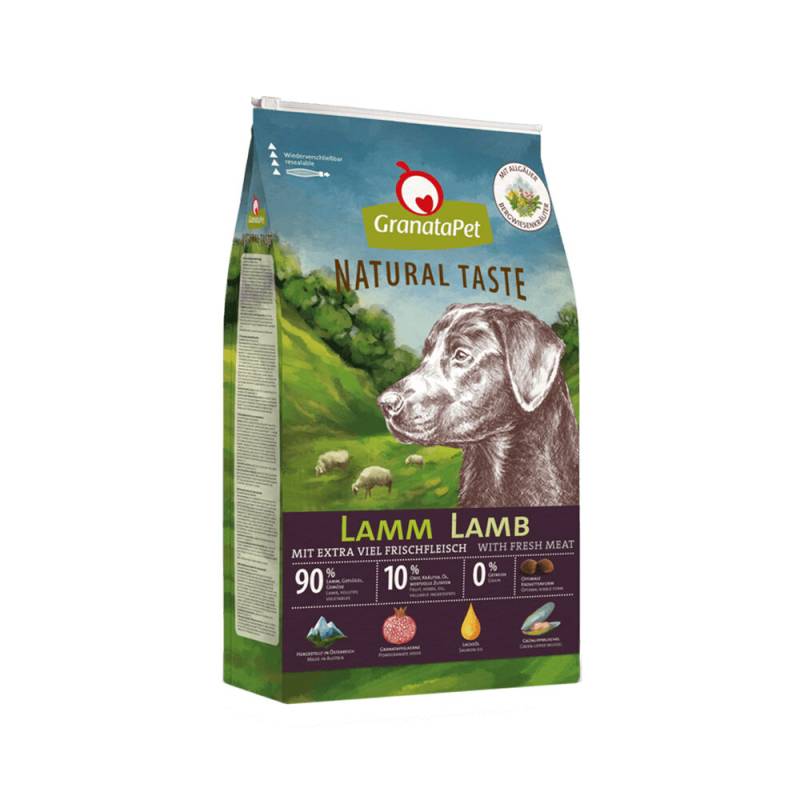 GranataPet Natural Taste Hundefutter - Lamm - 12 kg von Granatapet