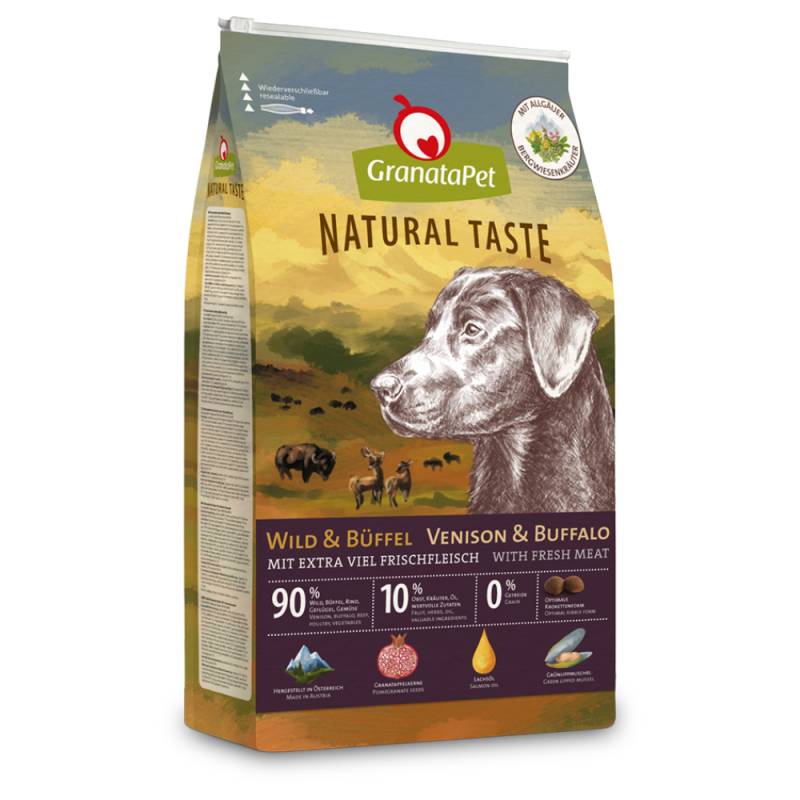 GranataPet Natural Taste Wild & Büffel - 12 kg von Granatapet