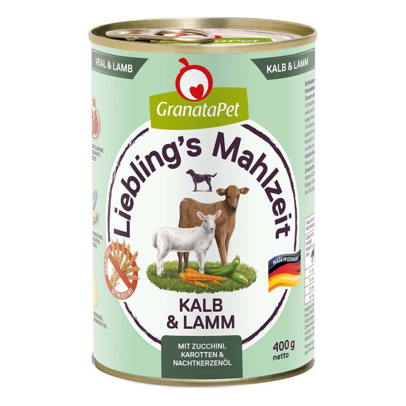 Granatapet Liebling´s Mahlzeit Kalb & Lamm 12x400g von Granatapet