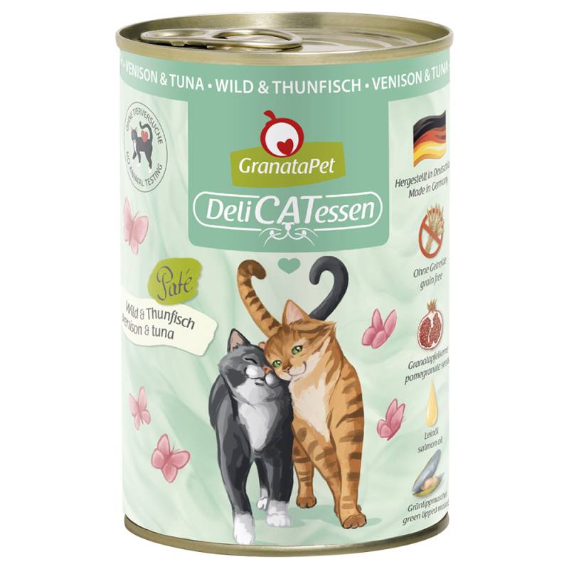 GranataPet DeliCatessen 24 x 400 g - Wild & Thunfisch von Granatapet