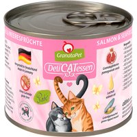 Sparpaket GranataPet DeliCatessen 24 x 200 g - Lachs & Meeresfrüchte von Granatapet