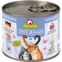 Sparpaket GranataPet DeliCatessen 24 x 200 g - Thunfisch & Ente von Granatapet