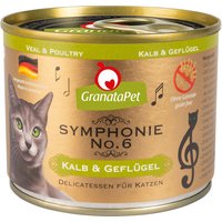 Sparpaket GranataPet Symphonie 12 x 200 g - Kalb & Geflügel von Granatapet