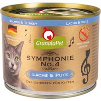 Sparpaket GranataPet Symphonie 12 x 200 g - Lachs & Pute von Granatapet