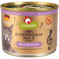 Sparpaket GranataPet Symphonie 12 x 200 g - Wild & Huhn von Granatapet