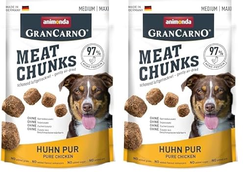 animonda Adult Meat Chunks Huhn pur 80 g (Packung mit 2) von Grancarno