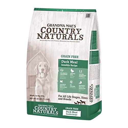 Grandma Mae's Country Naturals Country Naturals Hundespielzeug, ohne Getreide, limitierter Zutat, ca. 1,2 kg von Grandma Mae's Country Naturals