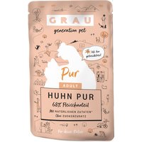 GRAU Adult Getreidefrei 16 x 125 g - Huhn Pur von Grau