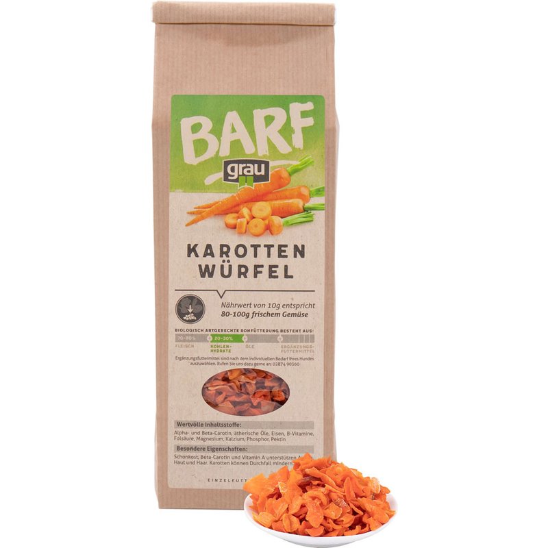 Grau Karotten-Würfel 150 g (23,67 € pro 1 kg) von Grau