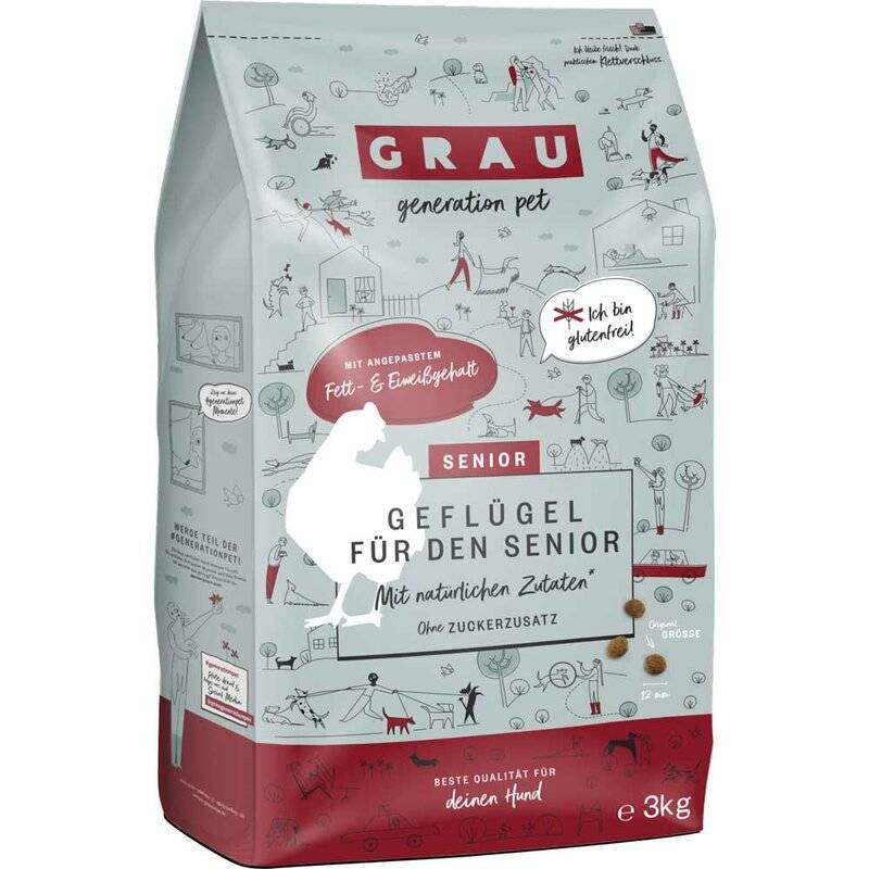 Grau Senior Geflügel 3 kg (7,32 € pro 1 kg) von Grau