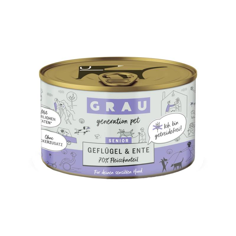 GrauDST - SENIOR EnteGefl&Kaninchen 6x200 g von Grau