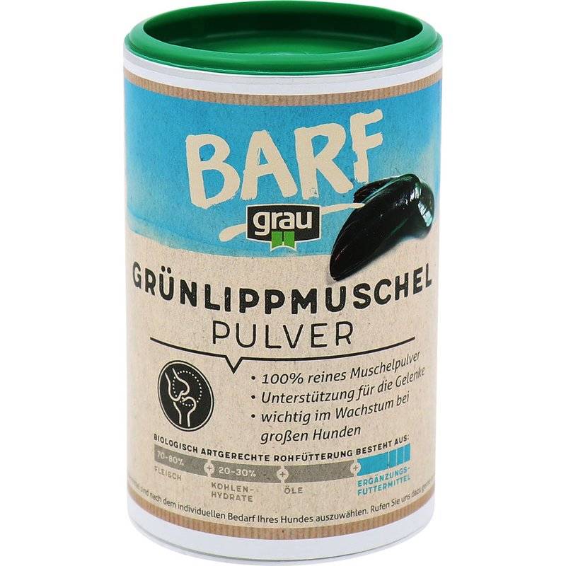 grau Grünlippmuschel Pulver - 170 g (129,12 € pro 1 kg) von Grau